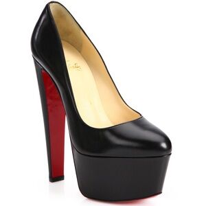 Christian Louboutin Leather Platform Heels